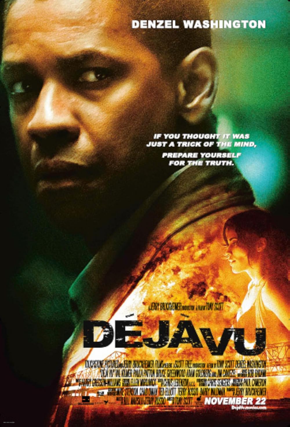 Deja Vu (2006) 720P Bluray X264 Esub [Dual Audio][Hindi 2 0 English 5 1] -Mkvc