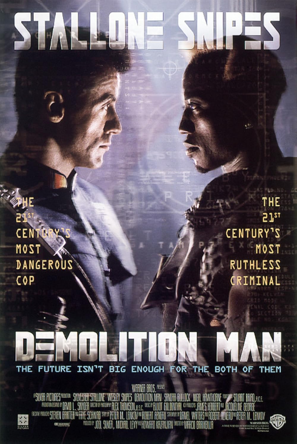 Demolition Man (1993) 1080P Bluray X265 Hevc Esub [Dual Audio][Hindi 2 0 English 2 0] -Msmod