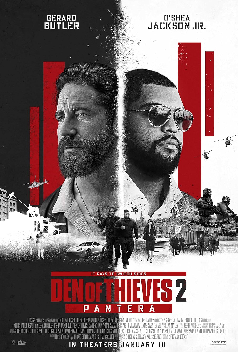 Den Of Thieves 2 Pantera (2025) 1080P Bluray X265 Hevc Esub [Dual Audio][Hindi 2 0 English 5 1] -Mkvc