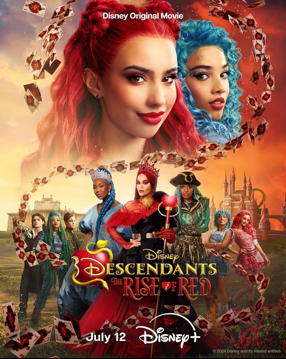 Descendants The Rise Of Red 2024 720P Dsnp Webrip 800Mb X264-Galaxyrg