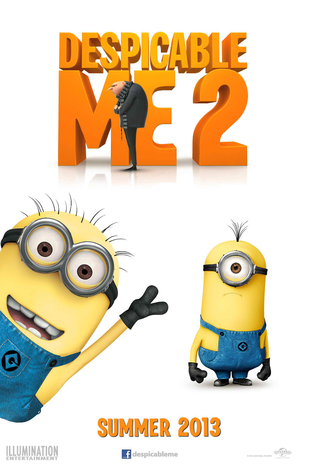 Despicable Me 2 (2013) 720P Bluray X264 Esub [Dual Audio][Hindi 5 1 English 5 1] -Kartiking
