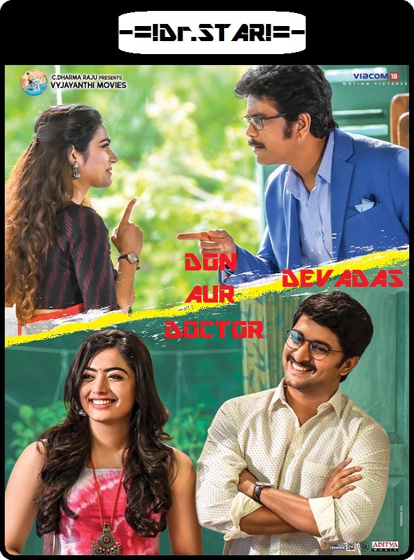 Devadas (2018) Uncut 720P Hdrip X264 Esub [Dual Audio][Hindi Dd2 0 Telugu 5 1]