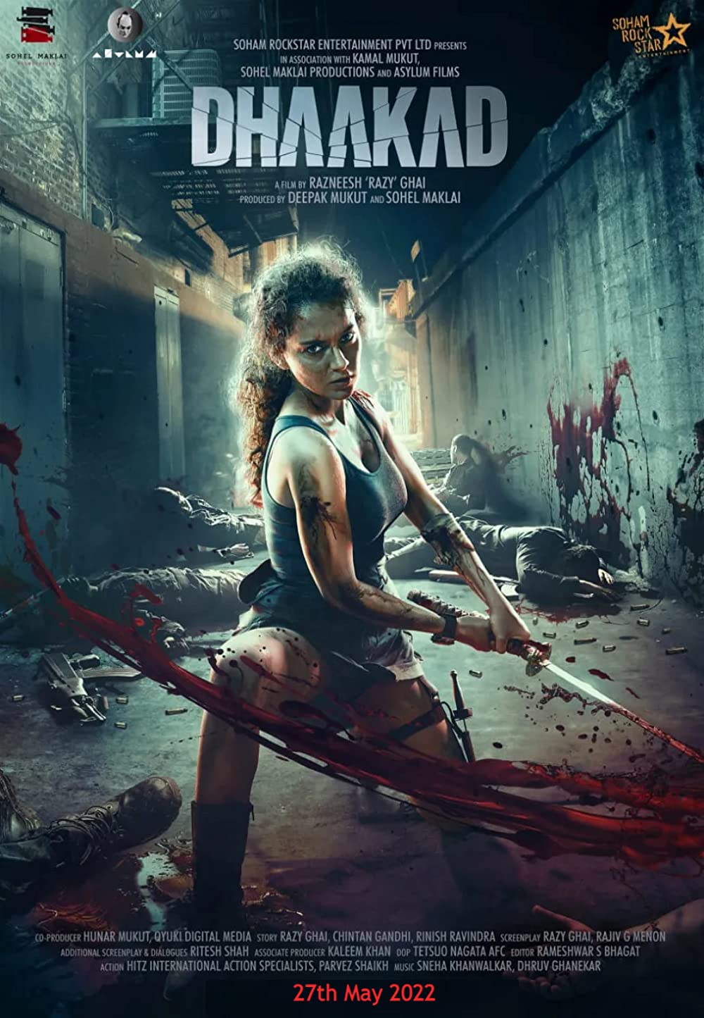 Dhaakad (2022) Hindi 720P Amzn Webrip X264 Aac 5 1 Esub - Mkvcinemas