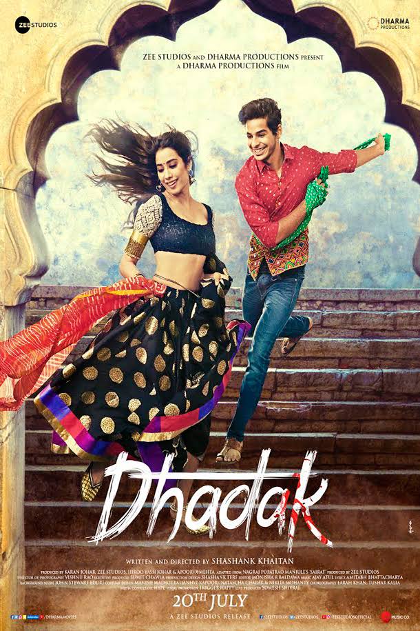 Dhadak (2018) Hindi 1080P Bluray X264 Dd5 1 Esub - Mkvcinemas