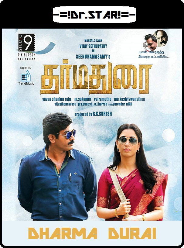 Dharma Durai (2016) Uncut 720P Hdrip X264 Esub [Dual Audio][Hindi Dd2 0 Tamil 5 1]