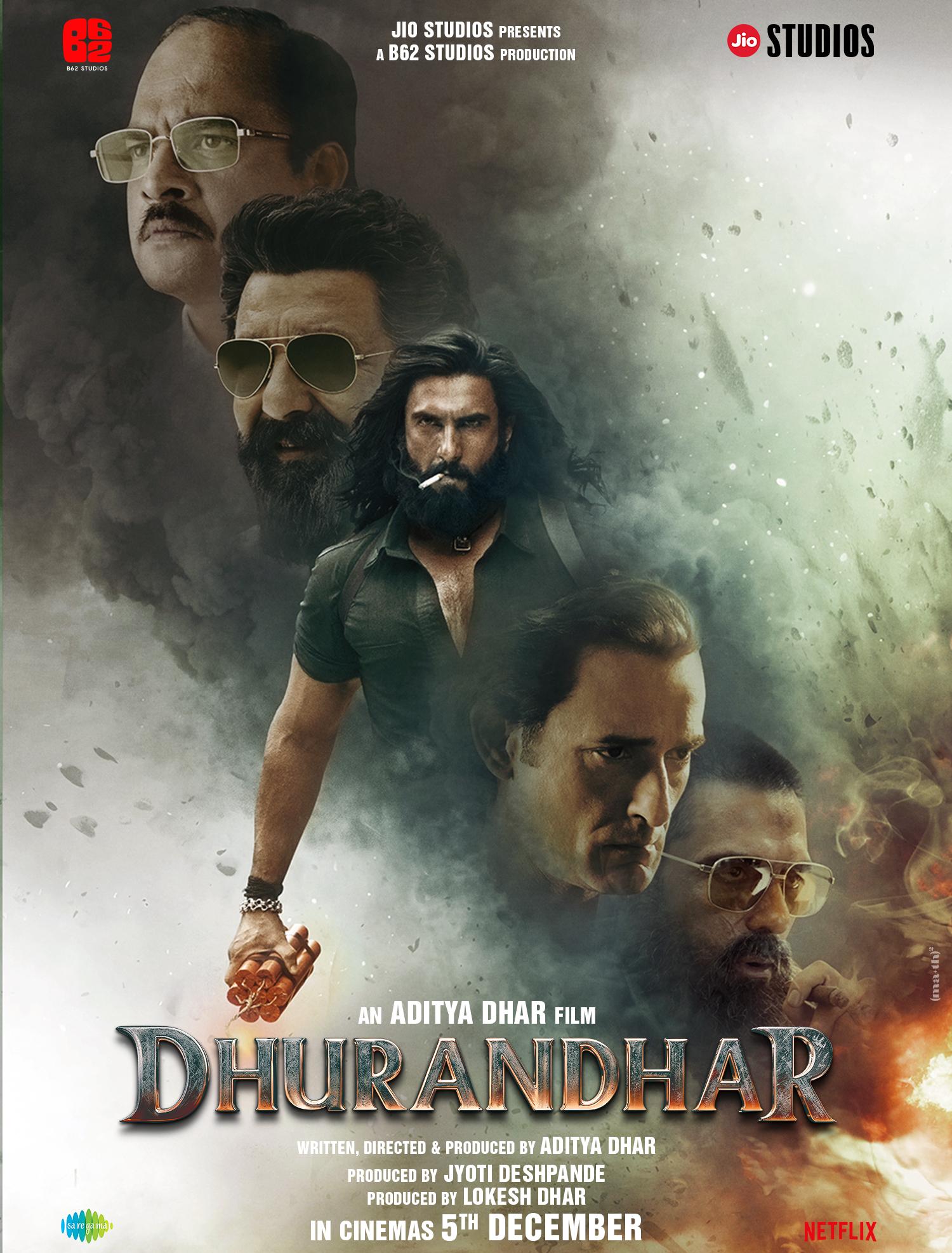 Dhurandhar (2025) Uncensored Hindi 1080P Nf Ds4K Webrip X265 Hevc 10Bit Dd5 1 Esub - Hdhub4U