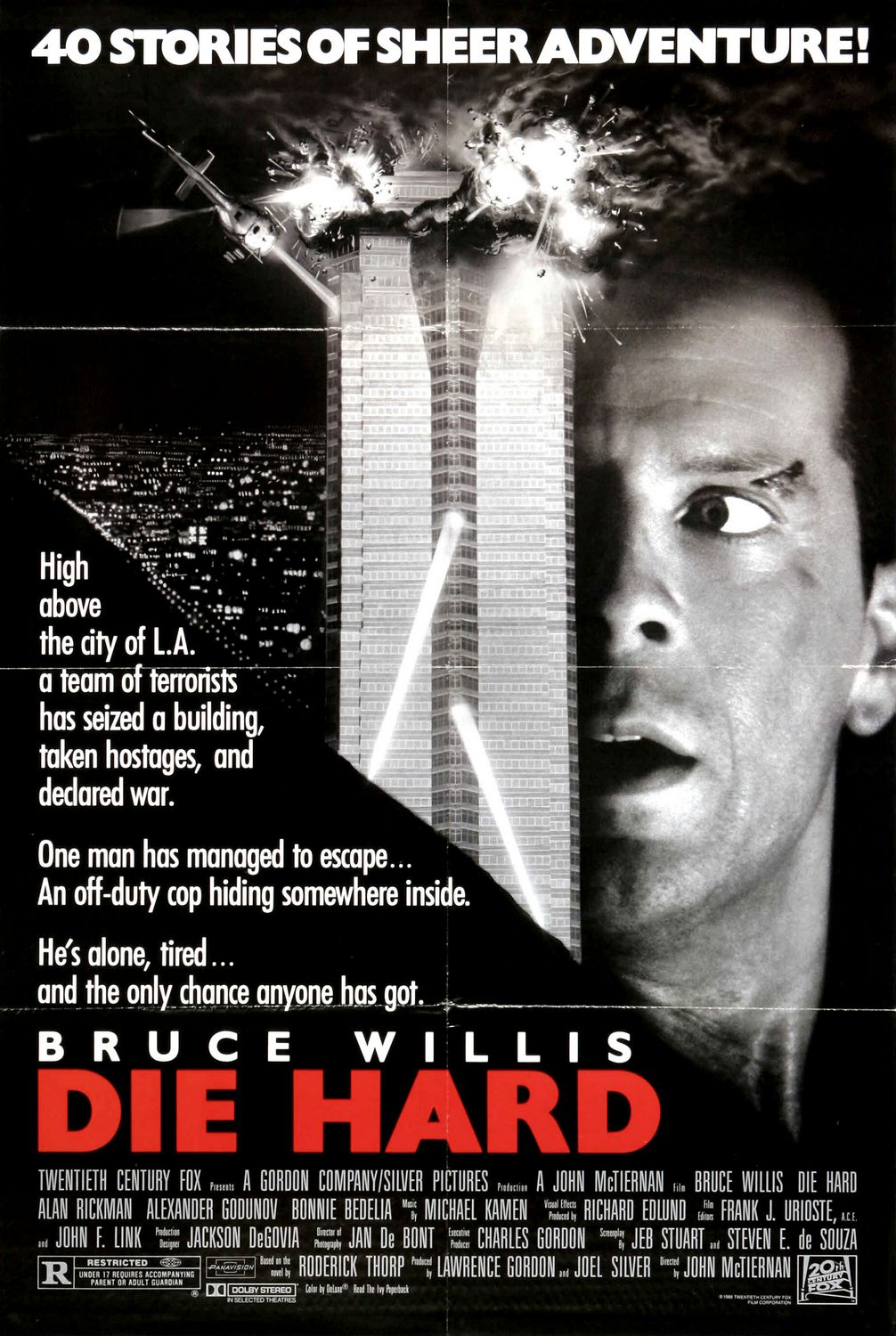 Die Hard (1988) 720P Bluray X264 Esub [Dual Audio][Hindi 2 0 English 5 1] -Mkvc