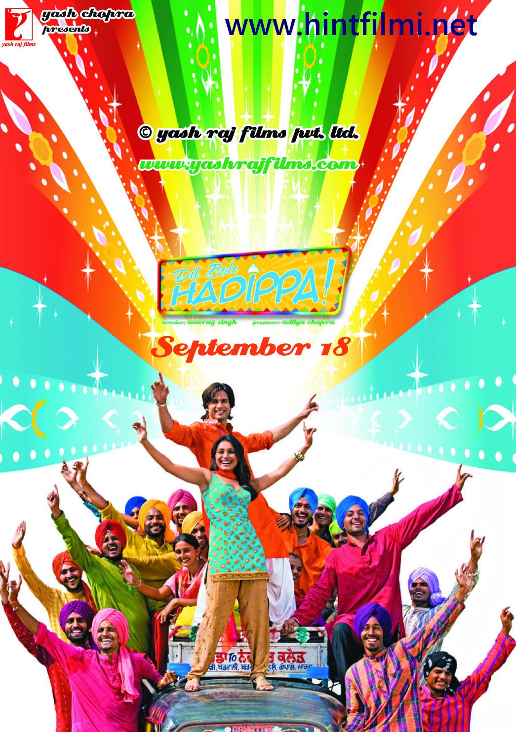 Dil Bole Hadippa (2009) Hindi 1080P Bluray X264 Dd5 1 Esub - Mkvcinemas