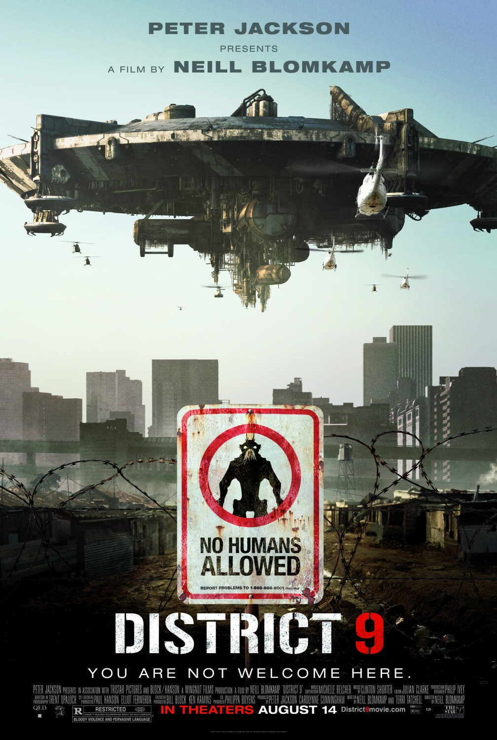 District 9 (2009) 720P Bluray X264 Esub [Dual Audio][Hindi 2 0 English 2 0] - Mkvhub