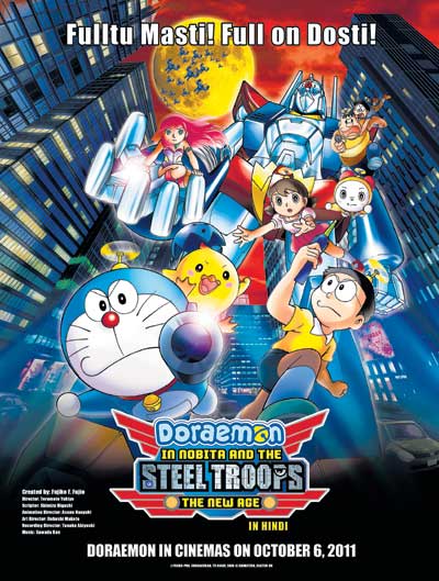 Doraemon 2011 Nobita And The New Steel Troops Winged Angels 720P Bluray X264-Pahe In