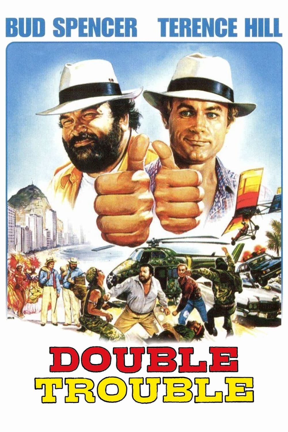 Double Trouble (1984) 720P Bluray X264 Esub [Dual Audio][Hindi 2 0 English 5 1] -Msmod