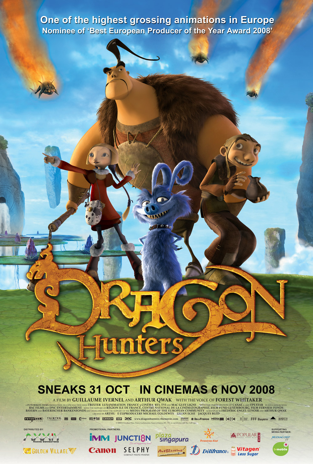 Dragon Hunters (2008) Brrip 720P X264 Dual Audio [Eng-Hindi]