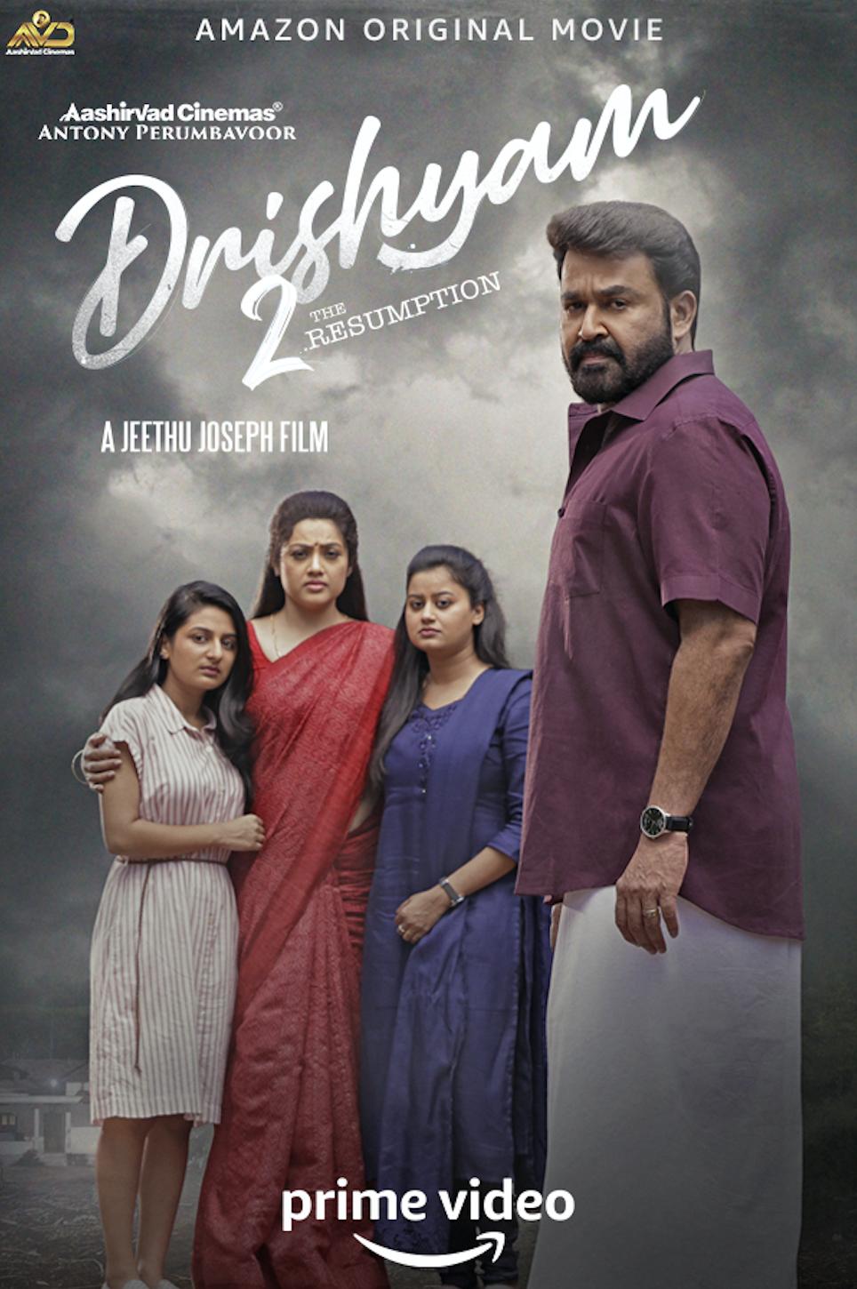 Drishyam 2 (2021) Malayalam 1080P Amzn Webrip X264 Dd5 1 Esub -1Tmv