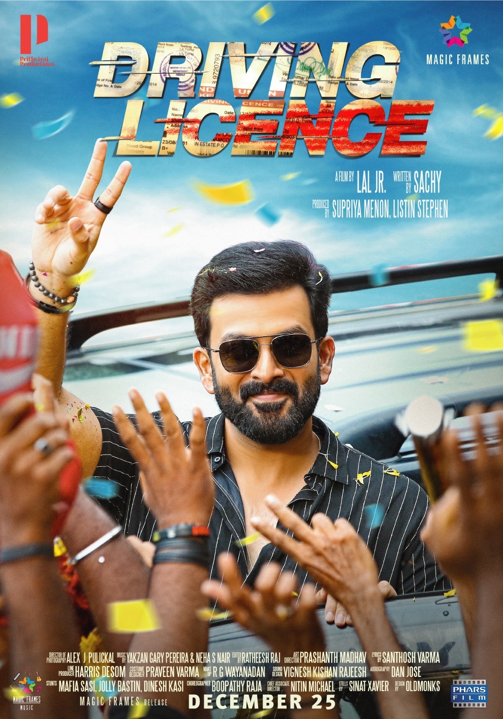 Driving Licence (2019) Uncut 1080P Webrip X265 Hevc Esub [Dual Audio][Hindi 2 0 Malayalam 5 1] -Dmv