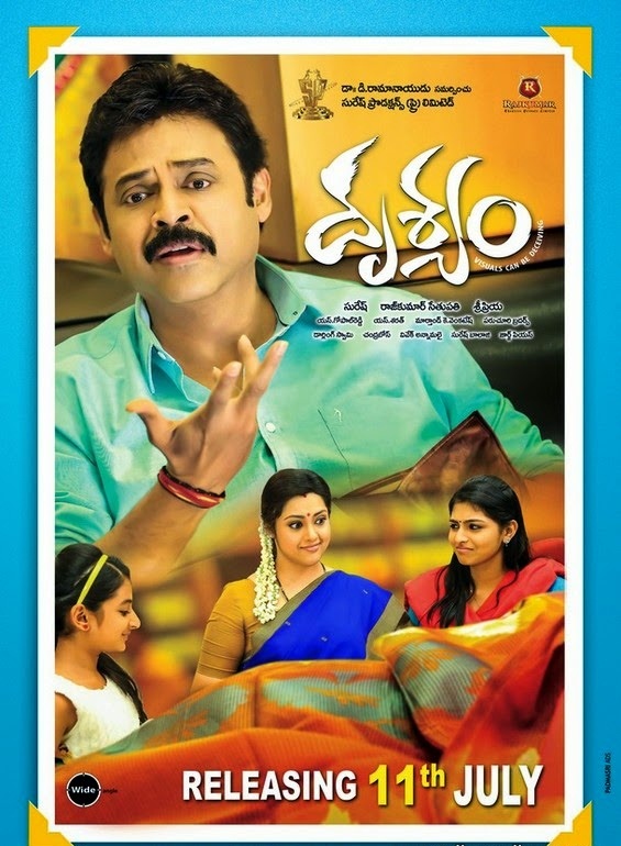 Drushyam (2014) Telugu 950Mb 720P Webhdrip X264 5 1 Esubs Team Ddh