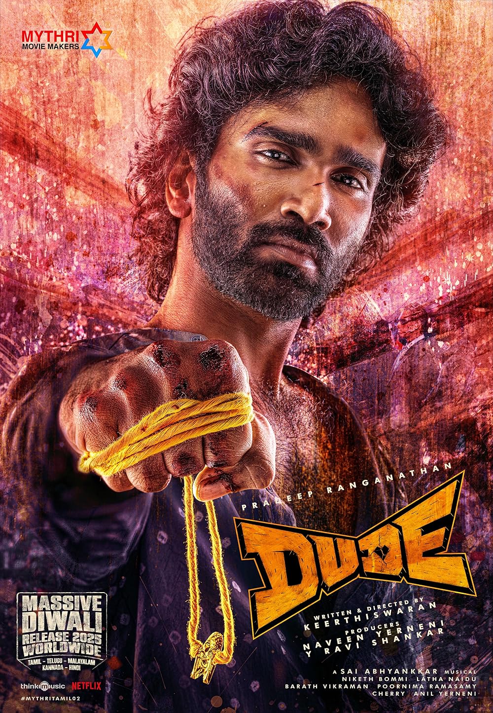 Dude (2025) Uncut 1080P Webrip X265 Hevc Esub [Dual Audio][Hindi 5 1 Tamil 5 1] -Hdhub
