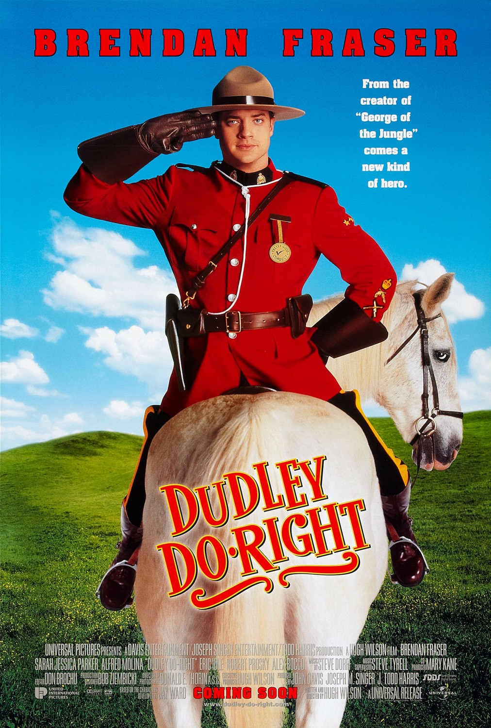 Dudley Do-Right (1999) 720P Bluray X264 Esub [Dual Audio][Hindi 5 1 English 5 1] -Mkvc