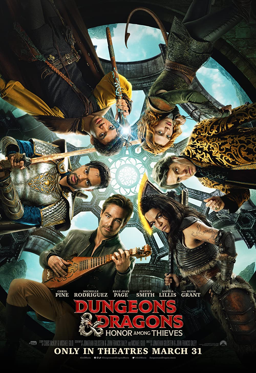 Dungeons & Dragons Honor Among Thieves (2023) 1080P Bluray X265 Hevc Esub [Dual Audio][Hindi 5 1 English 5 1] -Mkvc