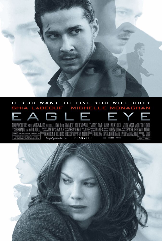 Eagle Eye (2008) 1080P Bluray X265 Hevc Msubs [Dual Audio][Hindi 5 1 English 5 1] -Mkvc