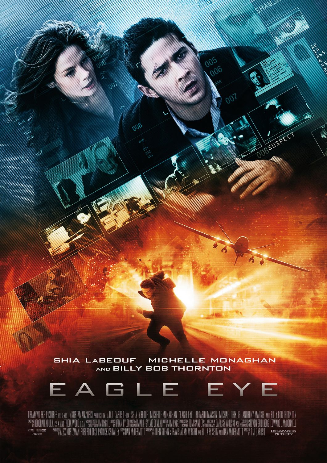Eagle Eye (2008) 720P Bluray X264 Msubs [Dual Audio][Hindi 5 1 English 5 1] -Mkvc
