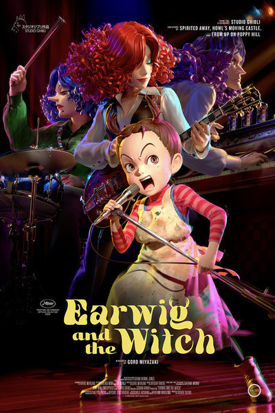 Earwig And The Witch (2020) 720P Bluray X264 Esub [Dual Audio][Hindi 5 1 English 5 1] -Mkvc