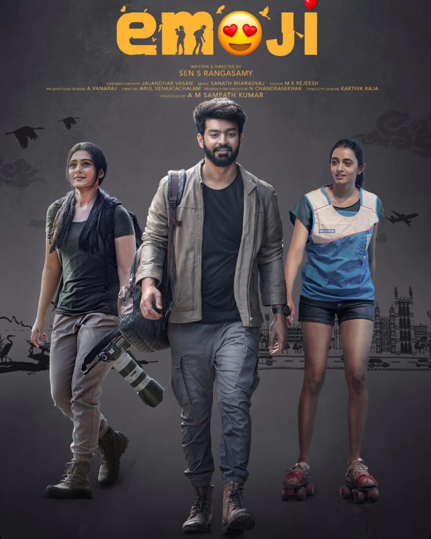 Emoji (2022) Uncut 720P Webrip X264 Esub [Dual Audio][Hindi 2 0 Telugu 5 1] -Dmv