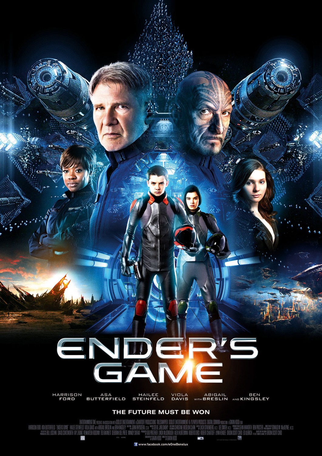 Enders Game (2013) 720P Bluray X264 Esub [Dual Audio][Hindi 2 0 English 5 1] -Mkvc