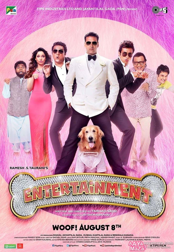 Entertainment (2014) Hindi 1080P Bluray X264 Dd5 1 Esub - Mkvcinemas