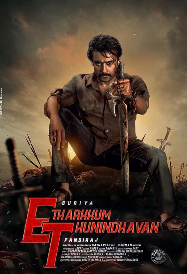 Et (Etharkkum Thunindhavan) (2022) Hindi Dubbed 1080P Nf Webrip X264 Dd5 1 Esub -Dmv
