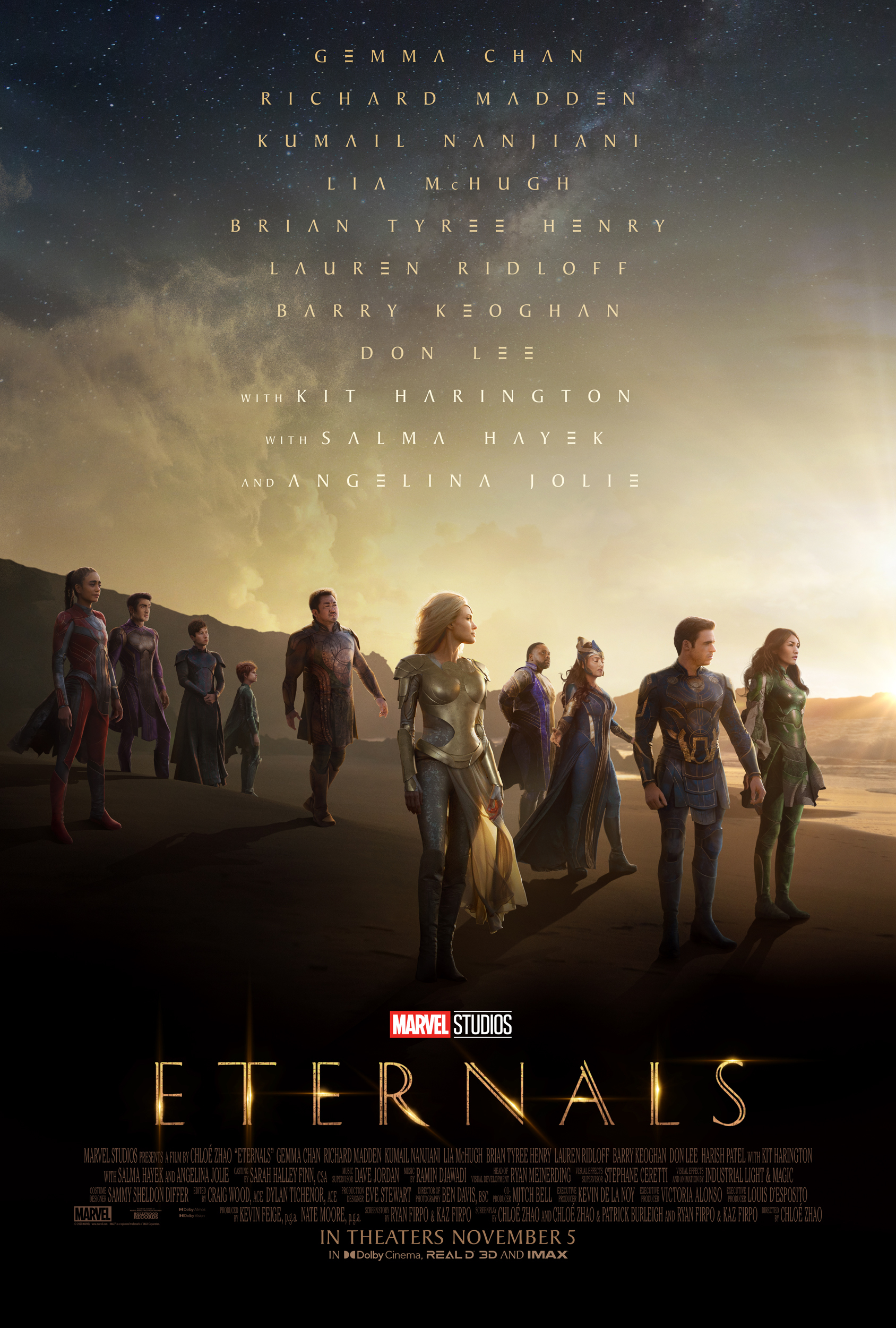 Eternals (2021) Imax 1080P Dsnp-Web X265 Hevc Msubs [Dual Audio][Hindi 5 1 English 5 1] -Mkvc