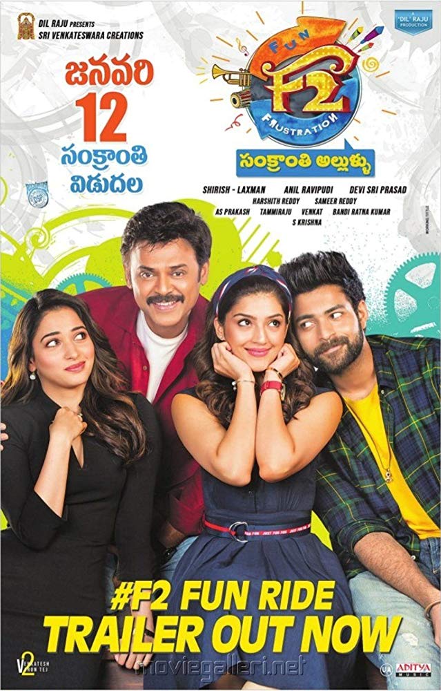 F2-Fun And Frustration (2019) Telugu Proper 720P Hdrip X264 Dd5 1 Esub [Movcr]