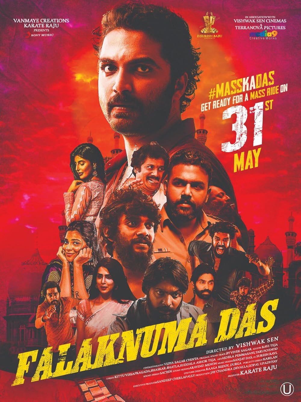 Falaknuma Das (2019) Uncut 720P Webrip X264 Msubs [Dual Audio][Hindi 5 1 Telugu 5 1] -Dmv