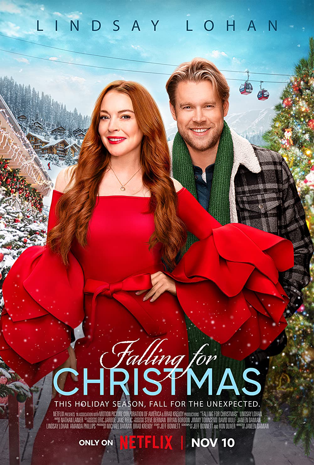 Falling For Christmas (2022) 720P Nf-Web X264 Msubs [Dual Audio][Hindi 5 1 English 5 1] -Mkvc