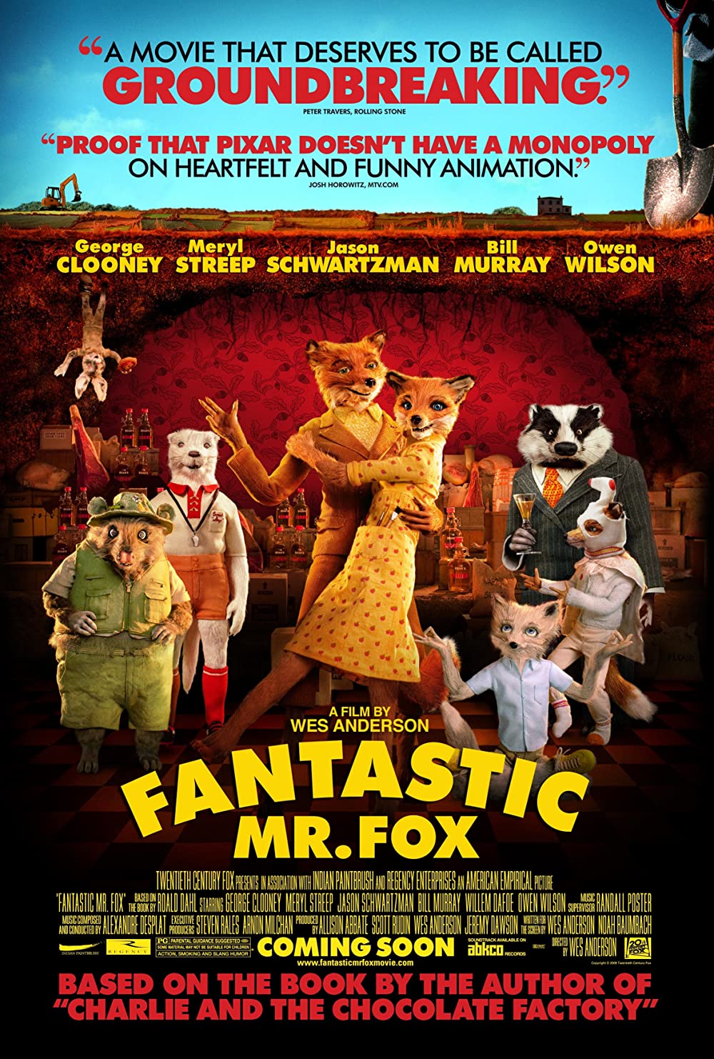 Fantastic Mr Fox 2009 720P Bluray X264 Esub-Pahe