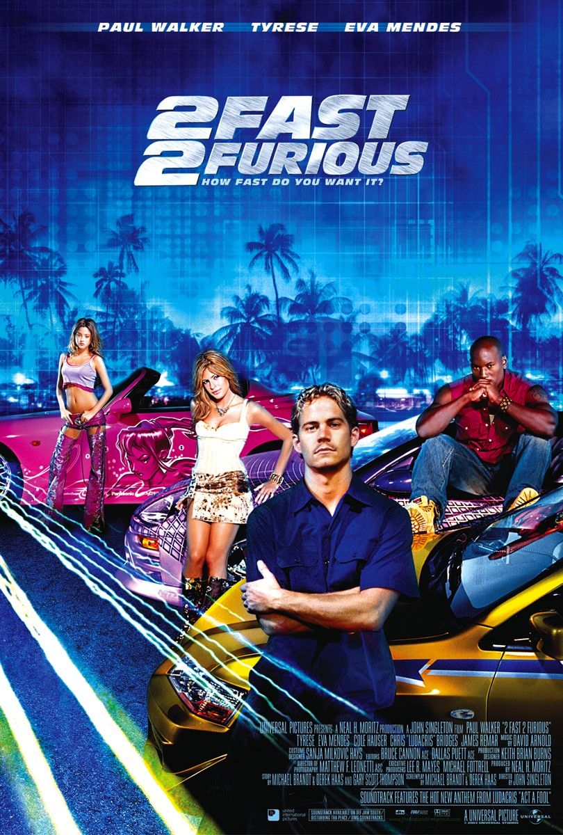 Fast And Furious 2 (2003) 720P Bluray X264 Esub [Dual Audio][Hindi 5 1 English 5 1] - Mkvc