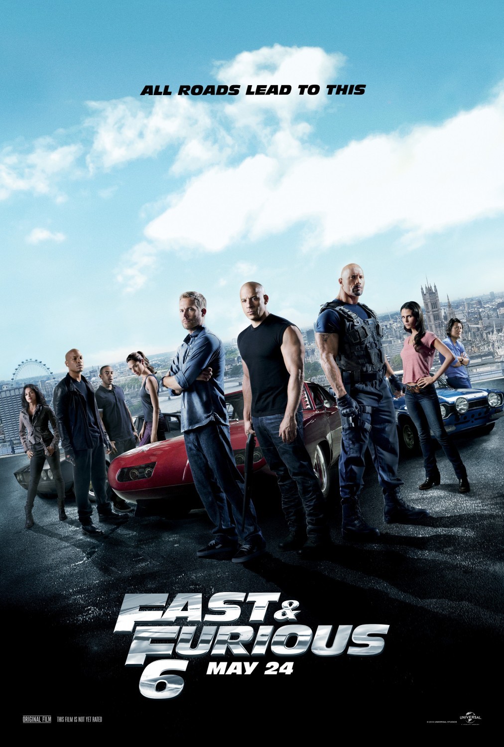 Fast And Furious 6 (2013) 720P Bluray X264 Esub [Dual Audio][Hindi 5 1 English 5 1] - Mkvc