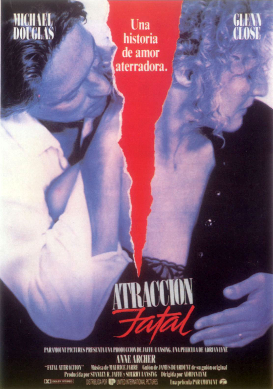 Fatal Attraction (1987) Rem 720P Bluray X264 Esub [Dual Audio][Hindi 2 0 English 5 1] -Mkvc