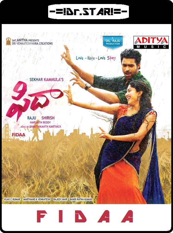 Fidaa (2017) Uncut 1080P Webrip X264 Esub [Dual Audio][Hindi 5 1 Telugu 5 1] -Dmv