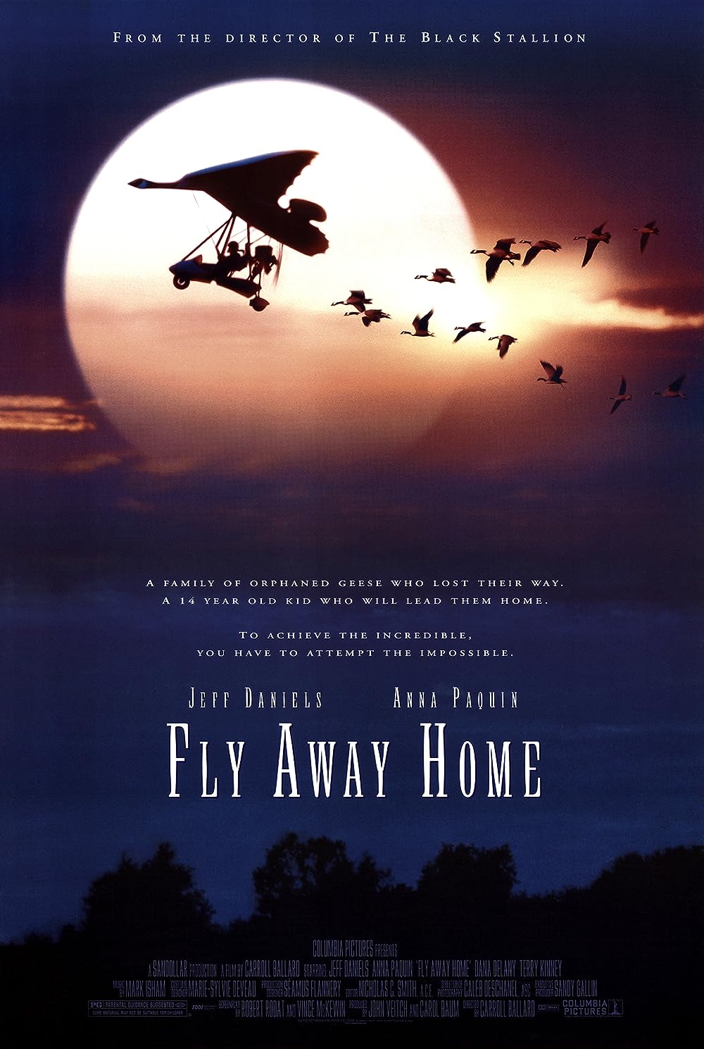 Fly Away Home (1996) 720P Bluray X264 Esub [Dual Audio][Hindi 2 0 English 2 0] -Msmod