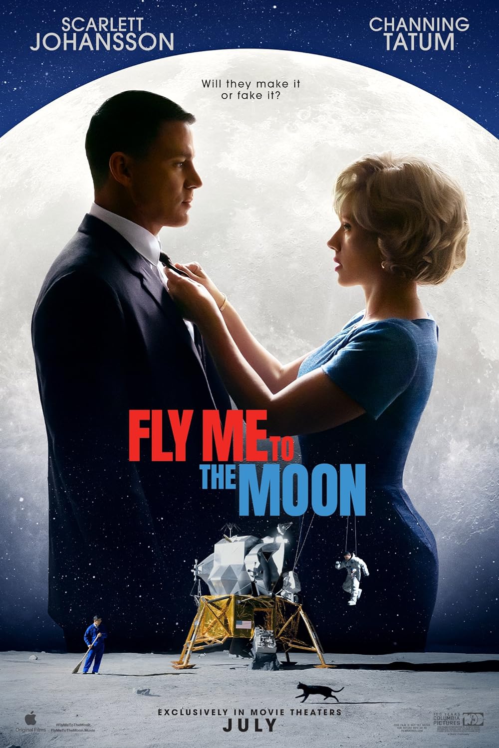 Fly Me To The Moon (2024) 1080P Amzn-Web X265 Hevc 10Bit Aac 5 1 Msubs-Psa