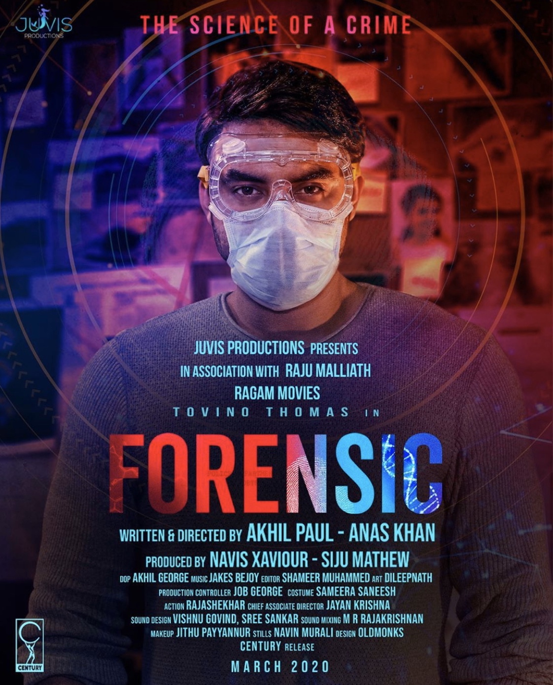 Forensic (2020) Uncut 1080P Webrip X264 Esub [Dual Audio][Hindi Dd2 0 Malayalam 2 0] -Dmv