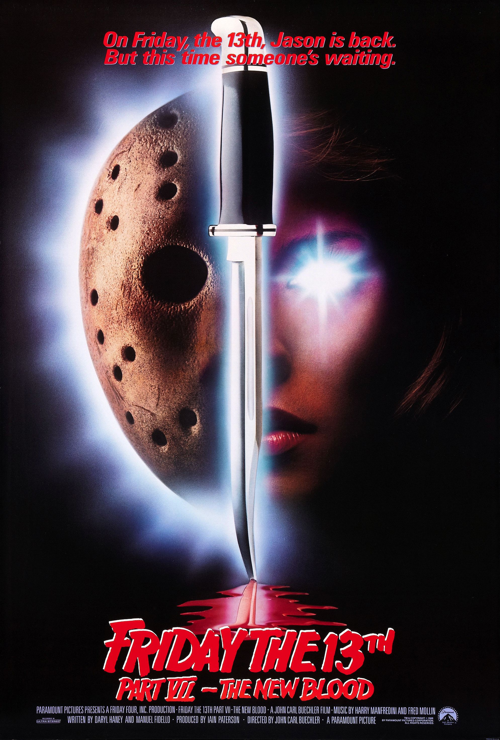 Friday The 13Th Part Vii The New Blood (1988) 720P Bluray X264 Msubs [Dual Audio][Hindi 2 0 English 2 0] -Mkva