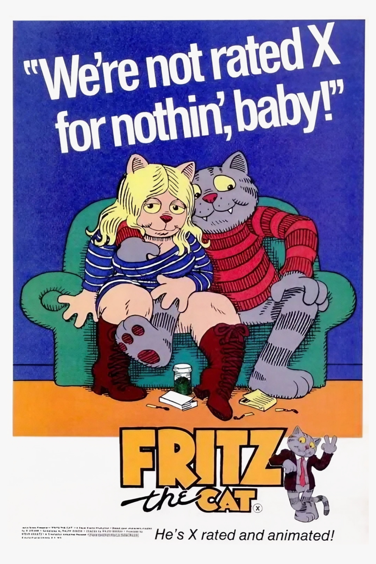 Fritz The Cat 1972 720P Bluray X264 Aac-[Yts Mx]