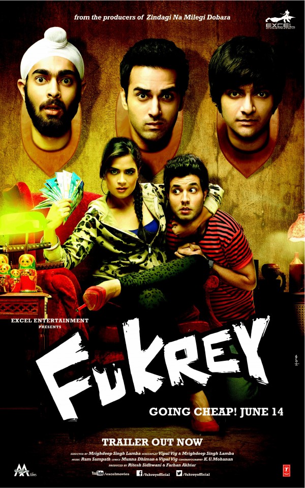 Fukrey (2013) Hindi 1080P Bluray X264 Dd5 1 Msubs - Mkvcinemas