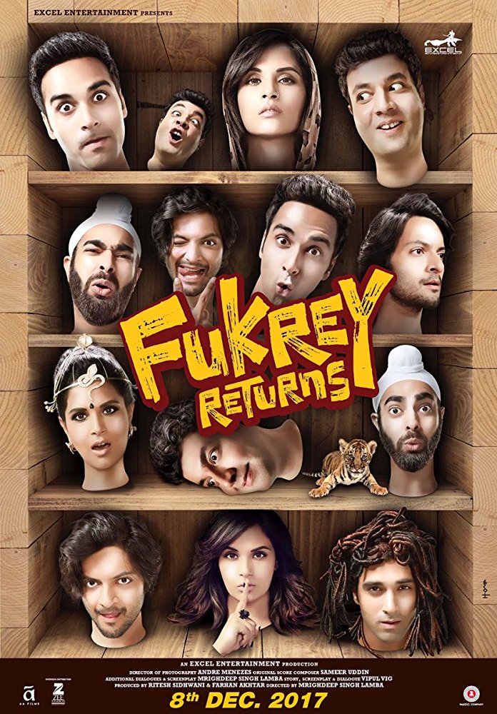 Fukrey Returns (2017) Hindi 1080P Webrip X264 Dd5 1 Esub - Mkvcinemas