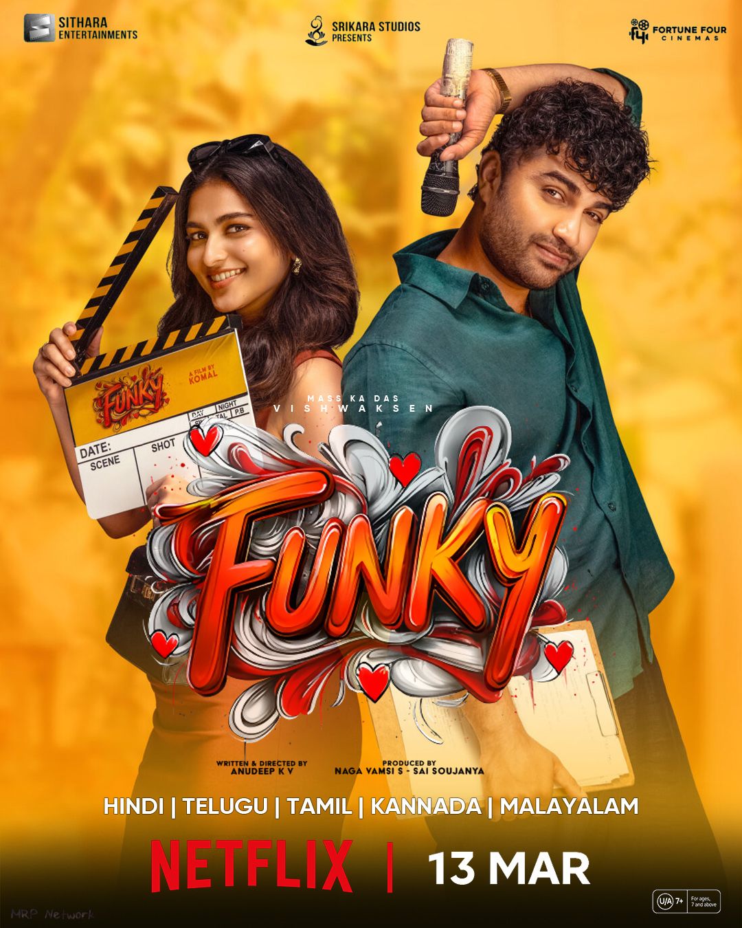 Funky (2026) Uncut 720P Webrip X264 Esub [Dual Audio][Hindi 5 1 Telugu 5 1] -Hdhub