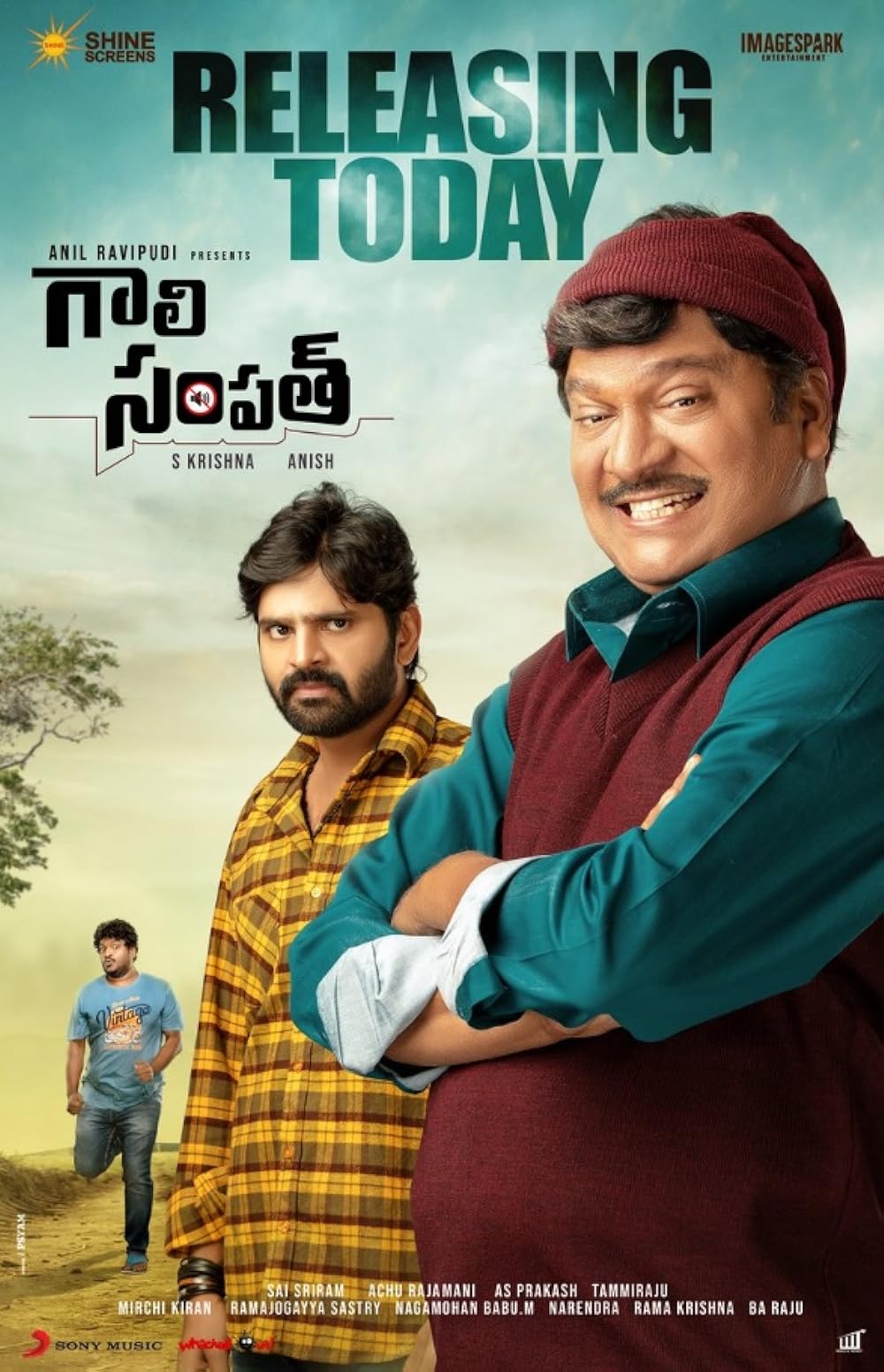 Gaali Sampath (2021) Uncut 720P Nf Webrip X264 Esub [Dual Audio][Hindi 2 0 Telugu 5 1] -Dlhub