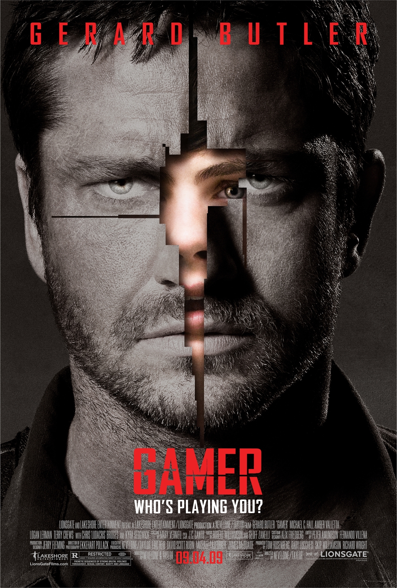 Gamer (2009) 720P Bluray X264 Esub [Dual Audio][Hindi 5 1 English 5 1] - Mkvc