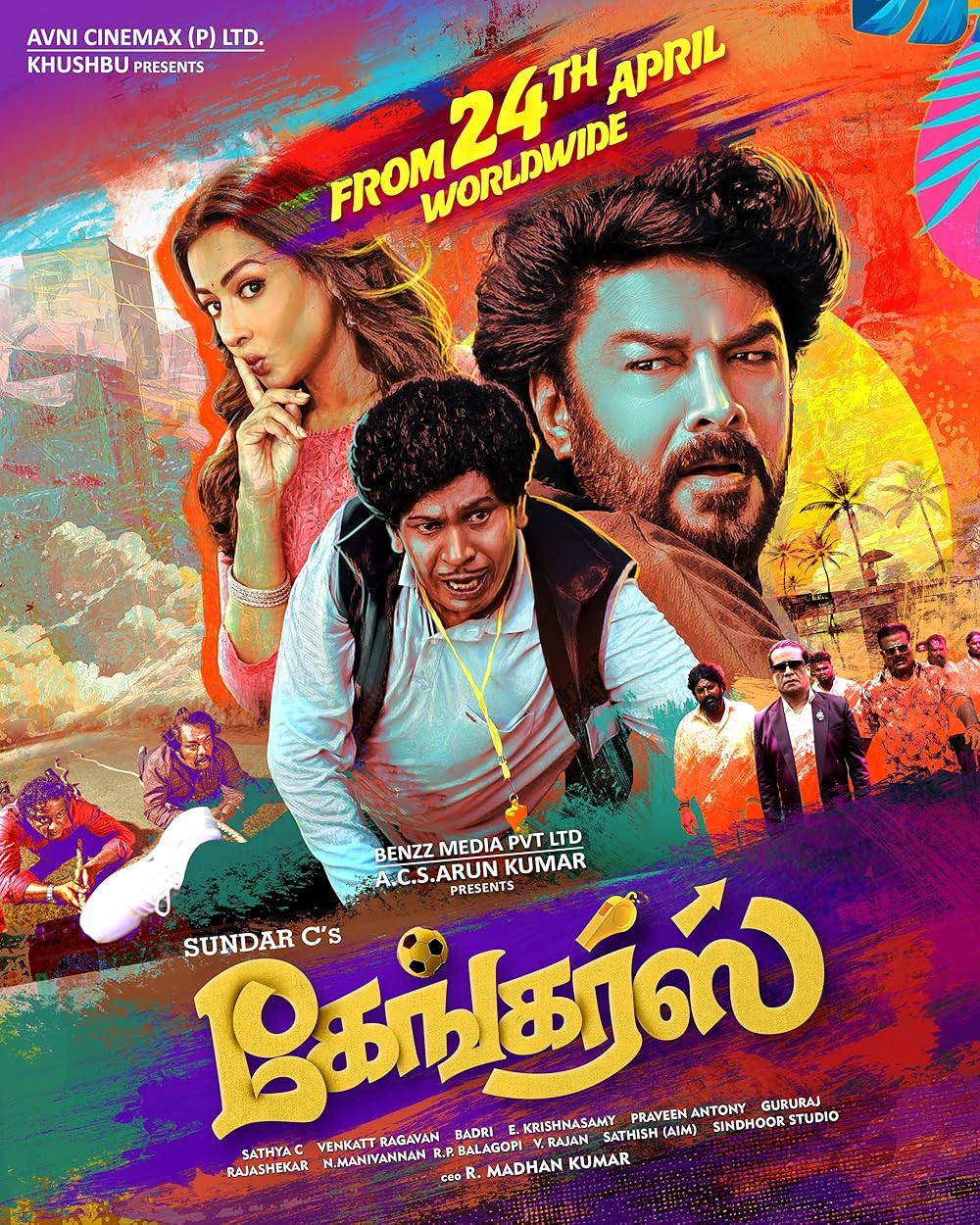 Gangers (2025) Uncut 720P Webrip X264 Esub [Dual Audio][Hindi 5 1 Tamil 5 1] -Mkvc