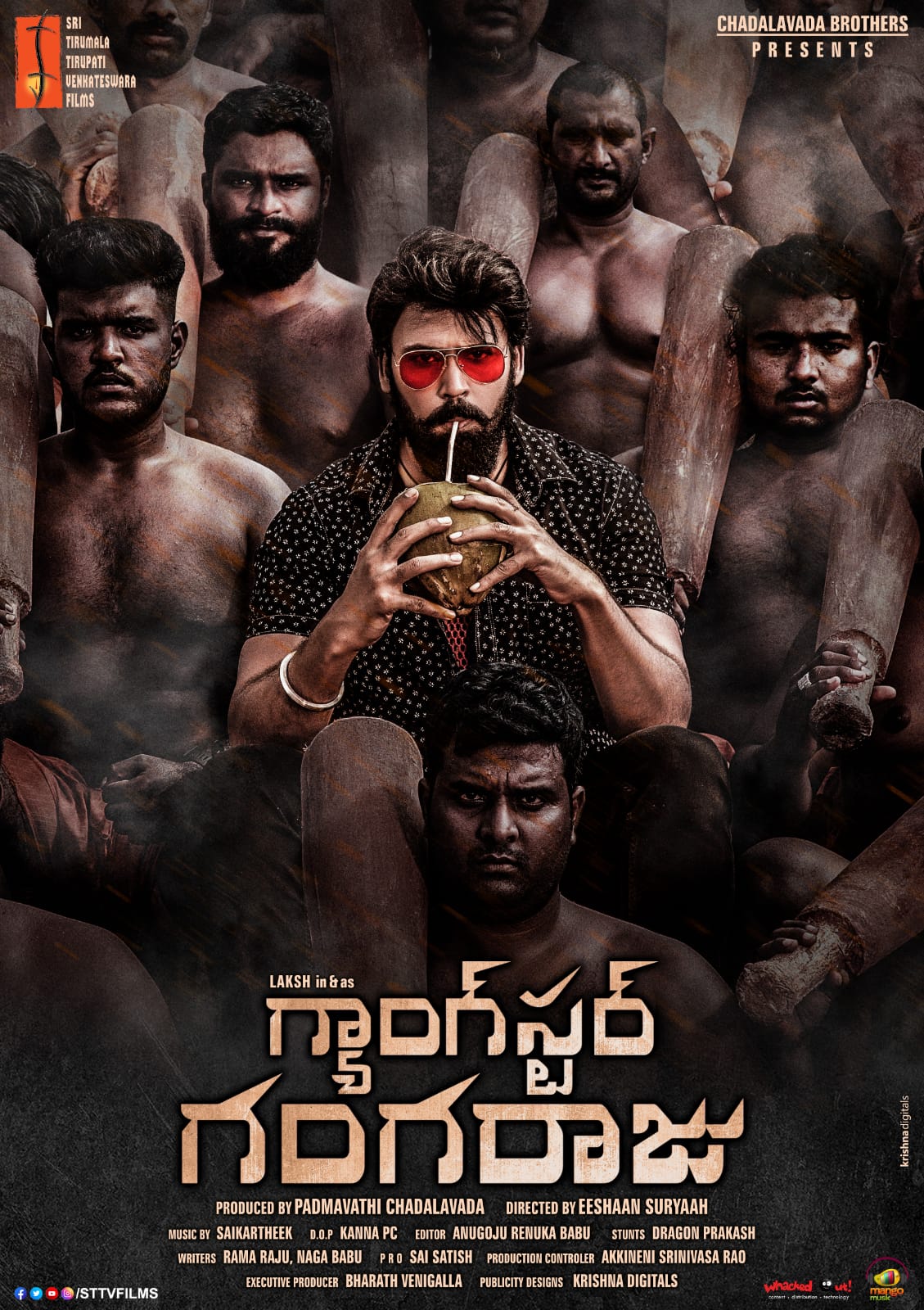 Gangster Gangaraju (2022) 1080P Webrip X264 Esub [Dual Audio][Hindi Dd2 0 Telugu 2 0] -Dmv